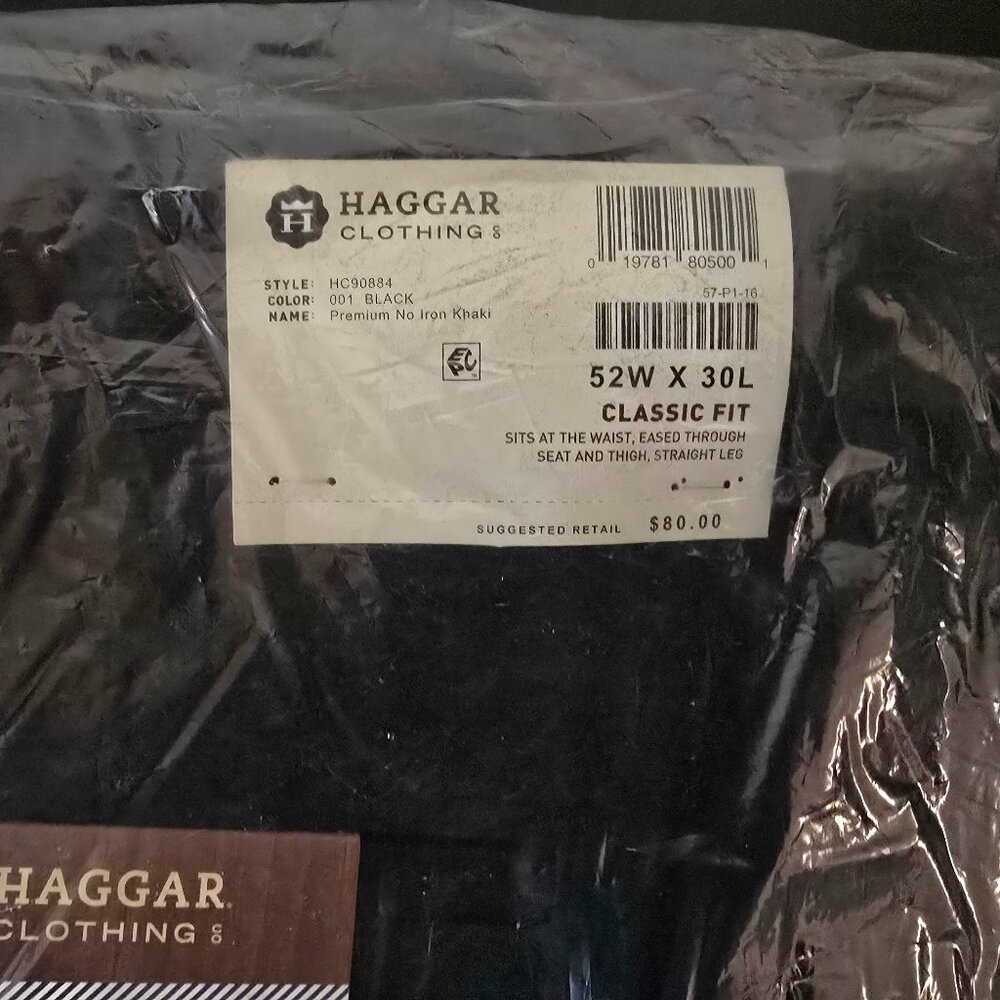 Haggar Mends Classic Fit Pants New in Package HC90884